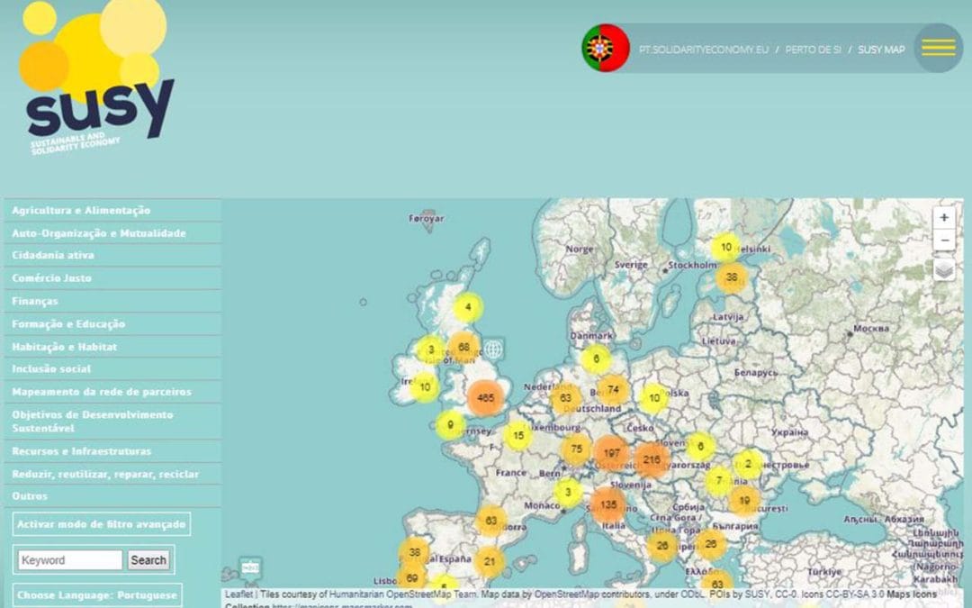 Social and Solidarity Economy European Map