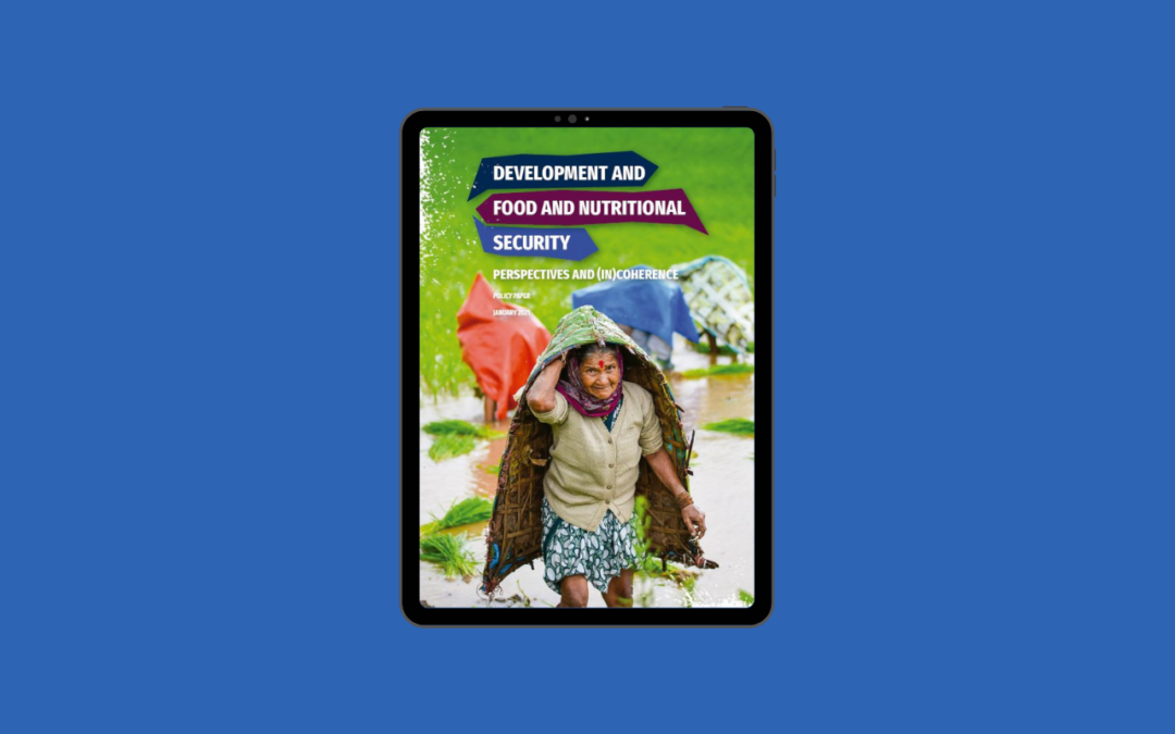 New policy paper: Development and Food and Nutrition Security – Perspectives and (in)coherence