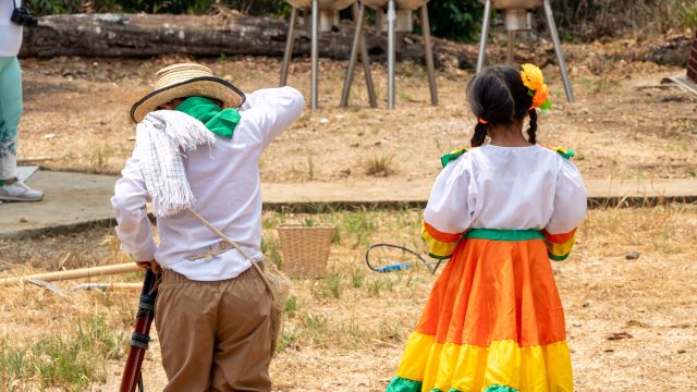 Atuação cultural durante a inauguração